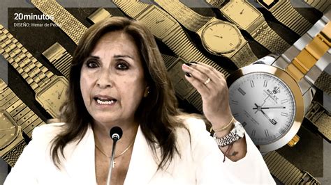 presidenta peru rolex|caso rolex dina.